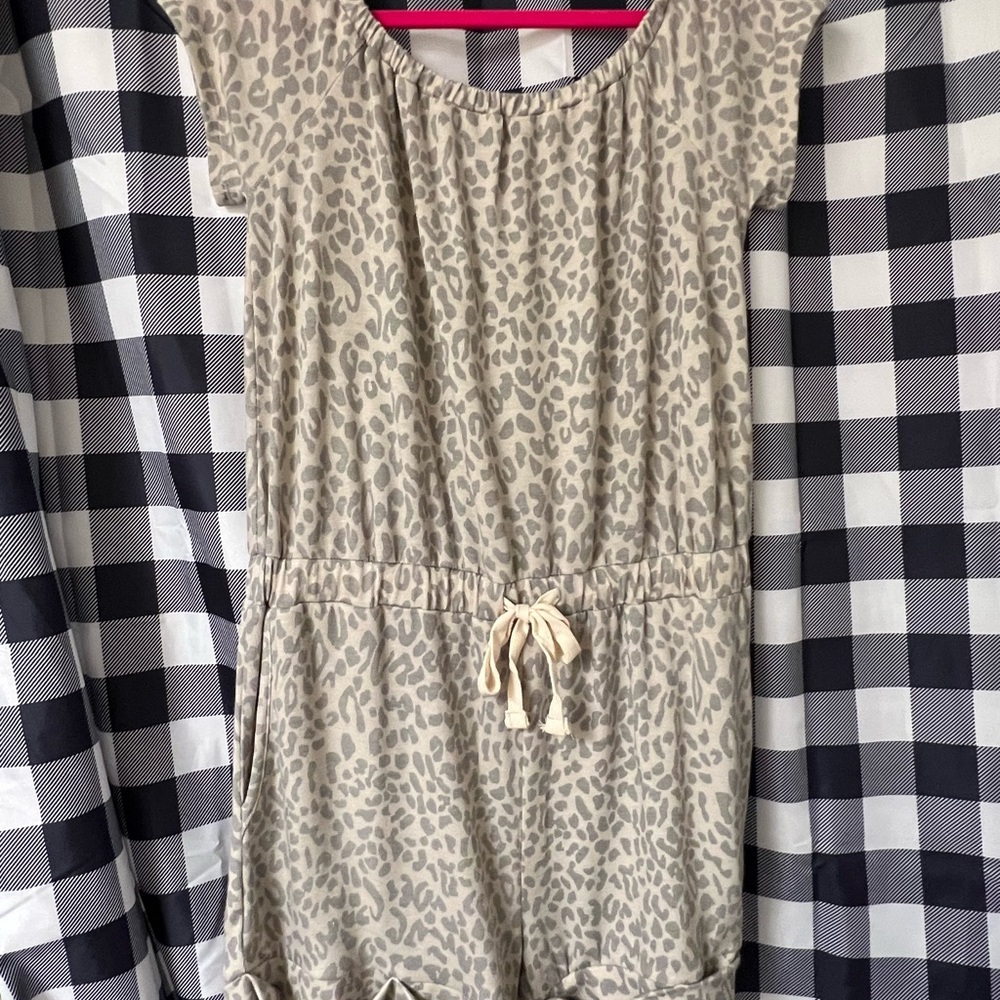 Leopard Print Romper